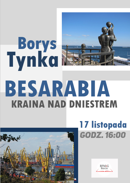 Plakat dotyczący spotkania z Borysem Tynką
