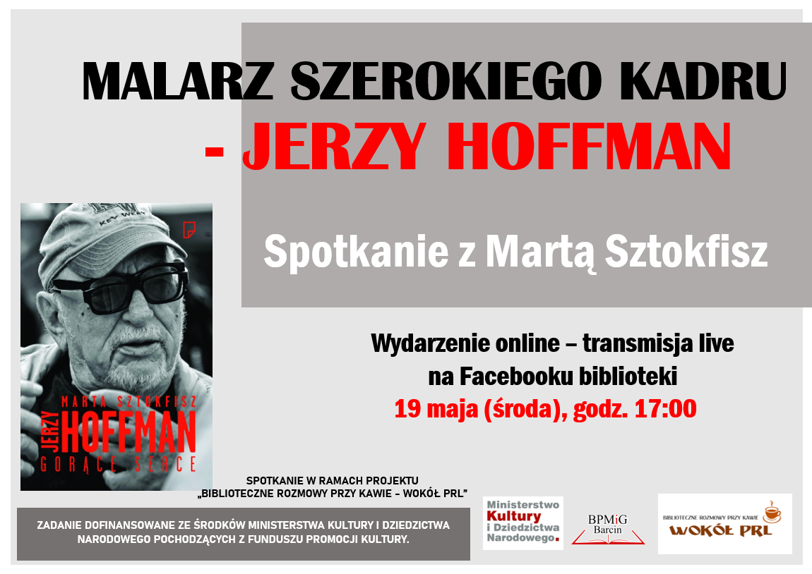 Plakat dotyczący spotkania z MartąSztokfisz